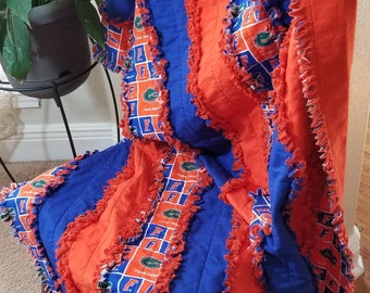 Universtity of Florida Gators Inspired Carved Pillar Candle