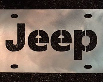 Jeep license plate | Etsy