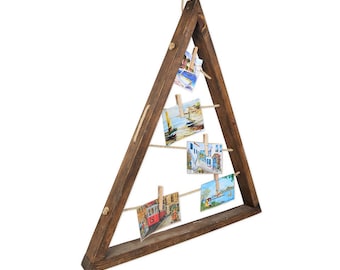 Wooden Triangular Drawing Painting