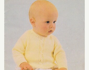 ON SALE Patons 3 Ply Feathersoft Knitting Designs for Baby Pattern No 456 - Vintage 1970's
