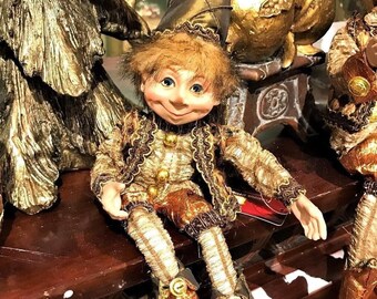 Floridus 11" "MILO" Elf (Brown & Copper) FLO-XN704100