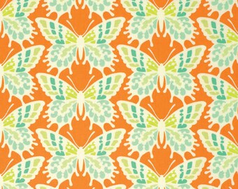 Half yard - Tangerine Flutterby - Heather Bailey - Clementine - Free Spirit cotton quilt fabric