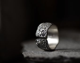 DWO: Scythe ring sterling silver statement ring Joanna