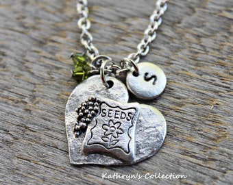 Gardening Necklace, Gardening Gift, Gift for Gardener, Florist