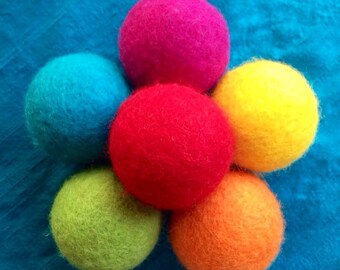 Juggling Balls-Individually Sold, Wool Felted Individual Juggling balls, Wool Felted Juggling Balls