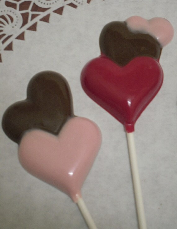 A Dozen Multiple Hearts Lollipops