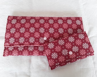 Quilted fabric pockets