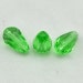 Light green faceted teardrop crystal beads,Teardrop Crystal 10x15mm Faceted Loose Beads -- J00142