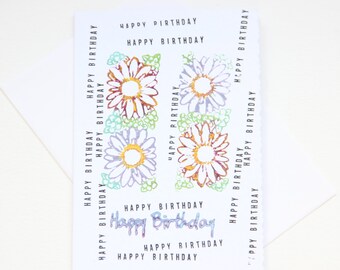 Happy Birthday Handmade Greeting Card