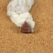Light Brown Tan Triangle Druzy Cabochon - Very Sparkly Tiny Undrilled Cab