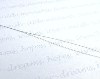 Beader's Secret Beading Needles Long Open Eye Fine Flexible 4 inch Steel Easy Threading For Pearl Knotting Seed Beads Gemstones Needle