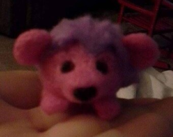 Needle felted hedgehog