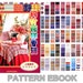 PDF crochet pattern, Japanese eBook, 378 Stitches & Motifs, No.008