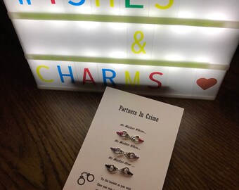 Triple partners in crime wish bracelets