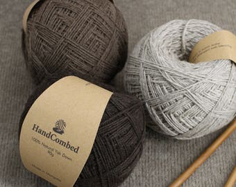 Mongolian Natural 100% Yak Down Organic Mongolian Premium Yak Wool Undyed Natural Colour Yak Wool Yarn