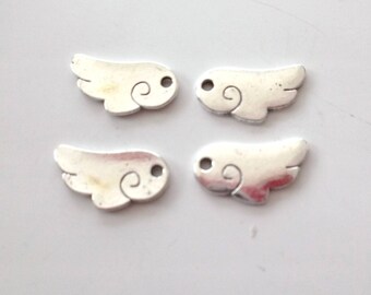 10 charms for creating jewelry wings of bird art 88593