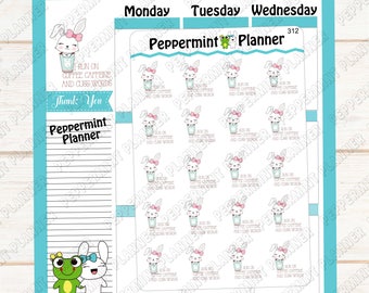 I run on coffee, caffeine, and cuss words --- planner stickers --- 312