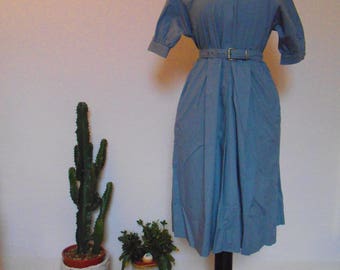 Vintage 1980's light blue dress