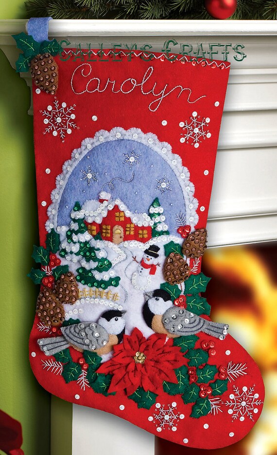 Diy Christmas Stocking Kit 2021