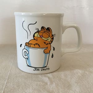 Garfield coffee mug | Etsy