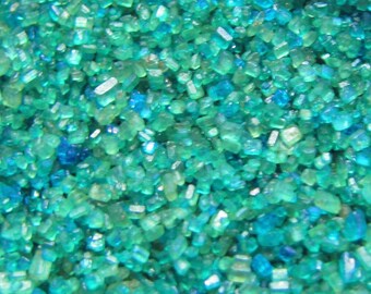 VEGAN RAW Cane Decorating Sugar Fair-Trade 4oz (vol): BLUE