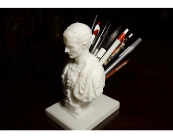 Julius Caesar Pencil Holder | Pen Holder | Large | Apple Pencil Holder | Pencil Case | IPad Pro Pencil Holder | Brush Holder |
