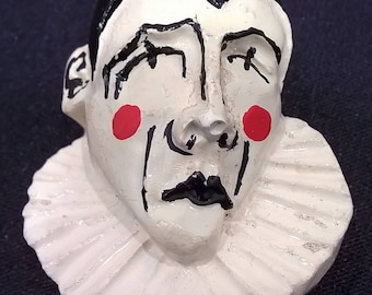 PIERROT CLOWN BROOCH