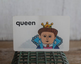 Vintage 1970s Flash Card // Queen