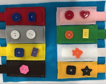 kids gift, Color matching, Learning shapes, Felt toys, Educational Toy,