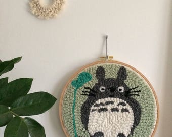 Punch Needle "Totoro"