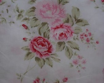 Rachel Ashwell " Wildflower Bouquet" Fabric Pink Roses 36"X30"