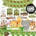 Safari Baby Shower Decorations Package - Printable Jungle Theme Baby Shower Decor - Cute Funny Gender Neutral Shower - Digital Download