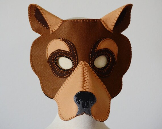 Bear Mask PDF Pattern