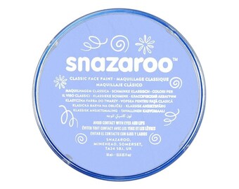 Pale Blue, Face Paint, Ink; Body Art, Marking, Cosplay, Carnival, Theater, Temporary Tattoo, etc Snazaroo Classic Face Paint