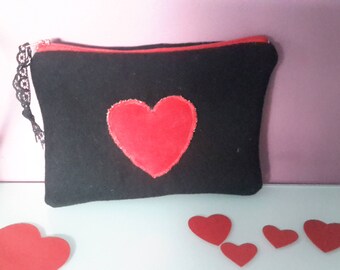 Collection "Valentine" heart pocket.