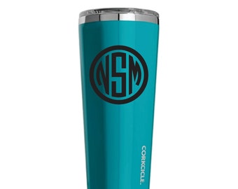 Monogram Decal, Monogram Sticker, Laptop Monogram, Water Bottle Monogram, Phone Monogram