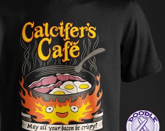 Calcifer's Cafe - Howl's Moving Castle Themed T-shirt