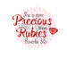 She is More Precious than Rubies SVG Cuttable Design File