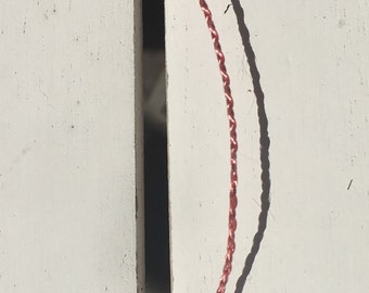 May Arts Wired Colored String in pink, sold IN 4 yd increments, for scrapbooking, card making, sewing, fabric arts, mixed media