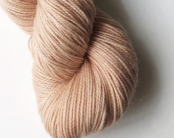 Naturally dyed Blue Faced Leicester and nylon sock weight yarn