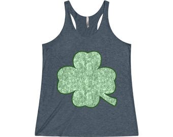 superman st patricks day tank top for men