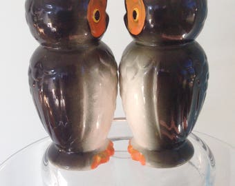 Vintage Owl Salt n' Pepper Shakers