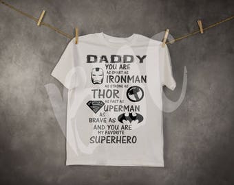 Superhero Daddy, SVG, PNG, DXF, Vinyl Design, Circut, Cameo, Cut File, Dad Decal, Dad shirt, Fathers Day svg, Dad Svg, Father Svg, Super Dad