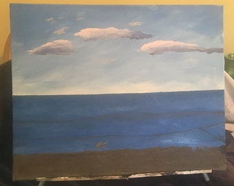 Acrylic on canvas. 16x20. "Hull, MA"