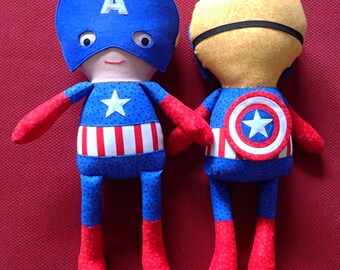 Superhero Rag Dolls Marvel