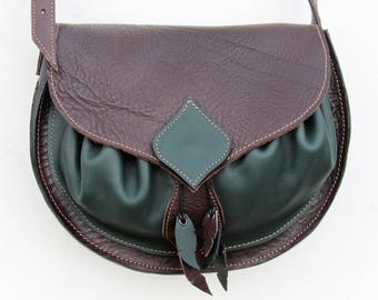 handcrafted leather bag