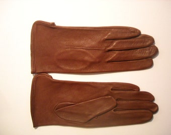 Women's Deerskin driving Gloves 1980's