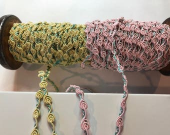 Decorative Trim, Pink Trim, Yellow Trim, Petite Trim, Vintage Trim