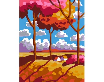 Paint by numbers kit LANDSCAPE