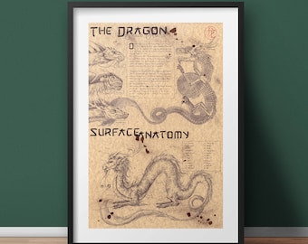 Large - Draco Oriens - Chinese Mythology Art Print